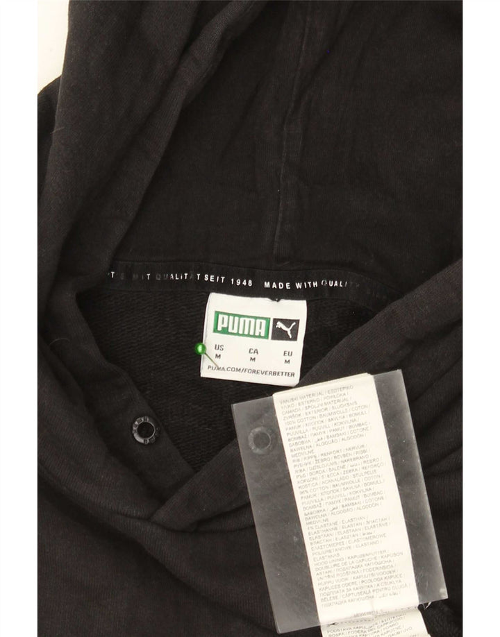 Puma Pull à Capuche Graphique Homme Noir Moyen Coton