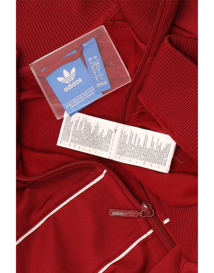 Adidas Veste de survêtement pour homme Petit Polyester Bordeaux