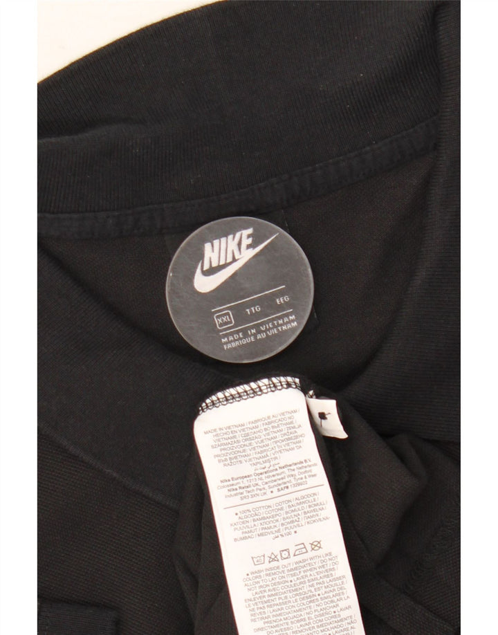 Nike Polo Homme 2XL Noir Coton