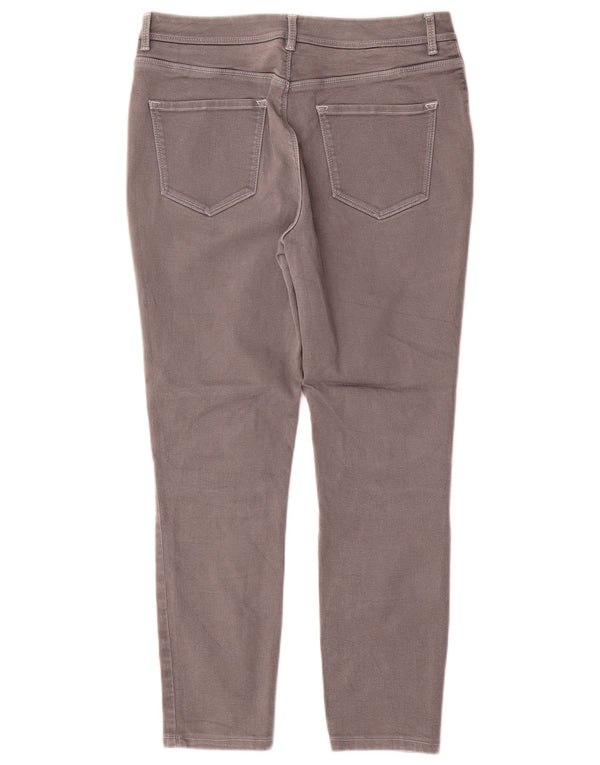 Massimo Dutti Jean slim court pour femme Medium W30 L25 Gris