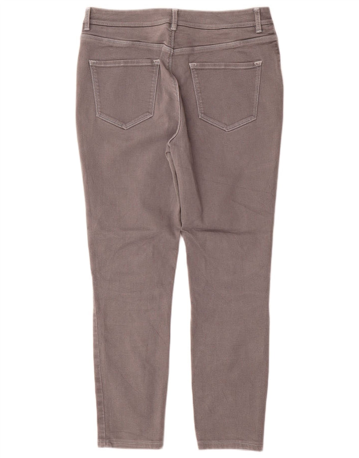 Massimo Dutti Jean slim court pour femme Medium W30 L25 Gris
