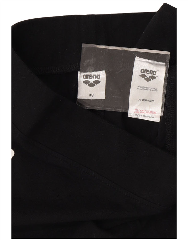 ARENA Legging graphique pour femme UK 6 XS Noir Coton