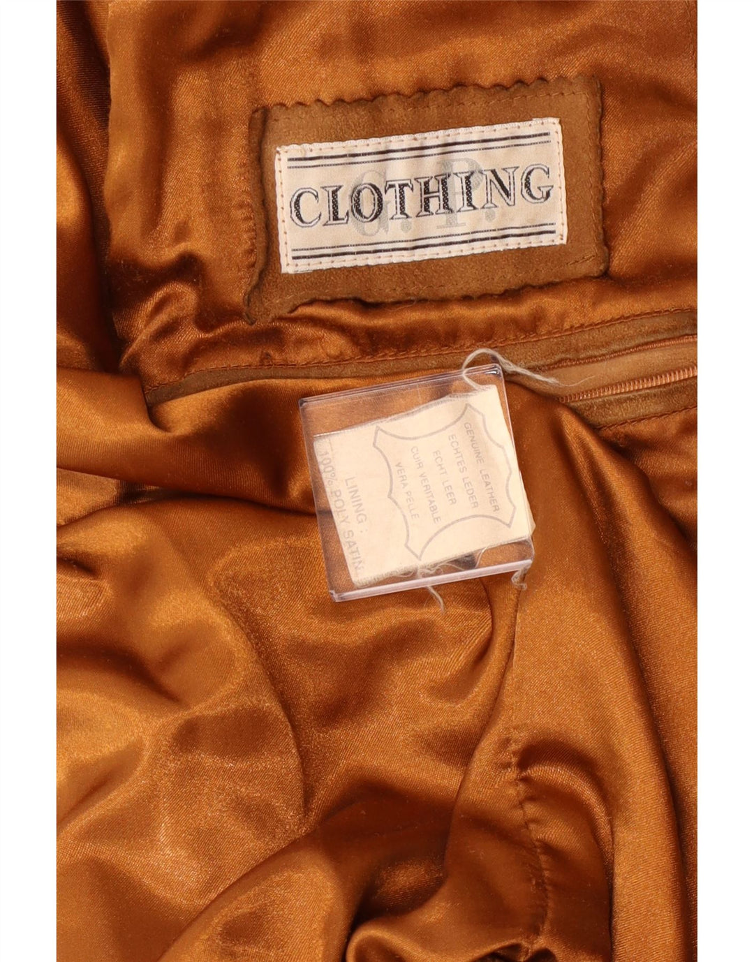 VINTAGE Veste bomber en daim pour homme UK 42 XL Cuir marron