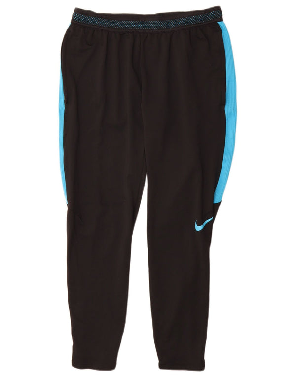 Nike Pantalon de survêtement Dri Fit pour femme UK 14 Noir moyen Colourblock