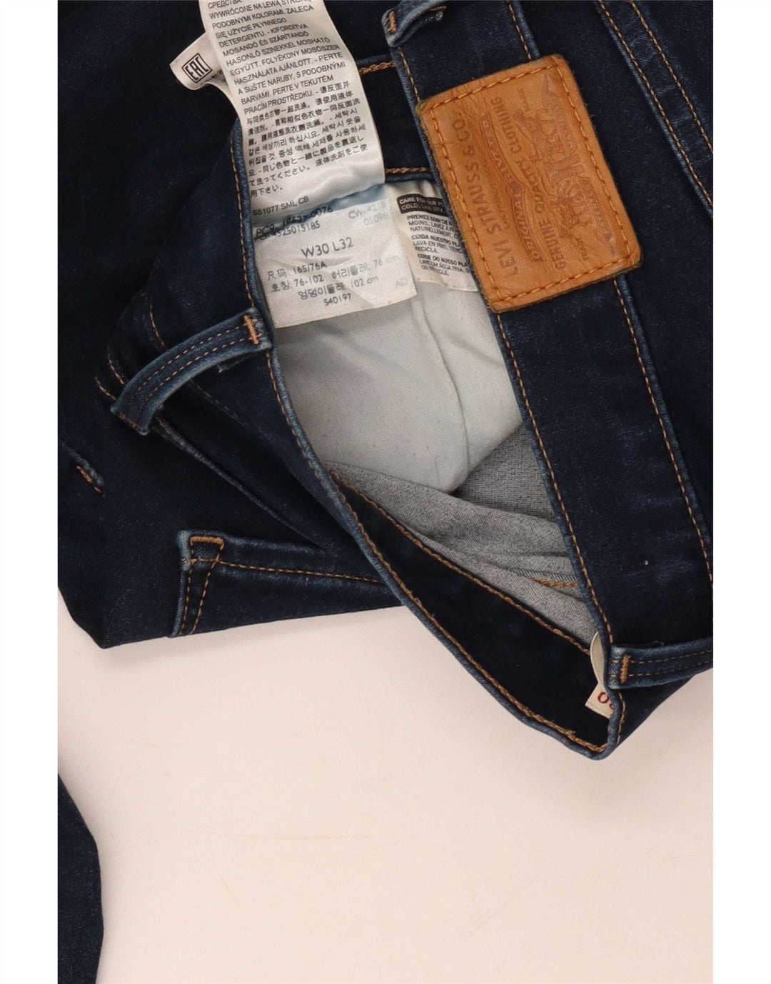 Levi's Jean 312 Shaping Slim Femme Bleu Marine Coton W30 L28