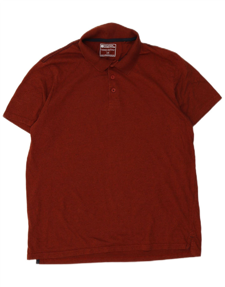 Mountain Warehouse Polo Homme Large Bordeaux