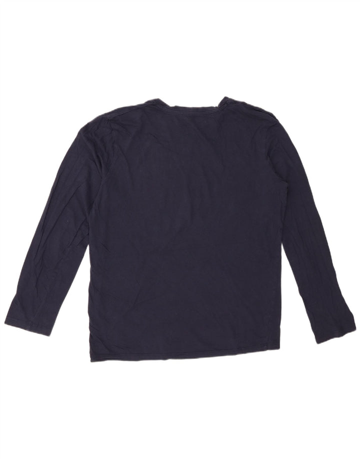 JACK & JONES Haut Graphique Manches Longues Homme Bleu Marine Moyen Coton