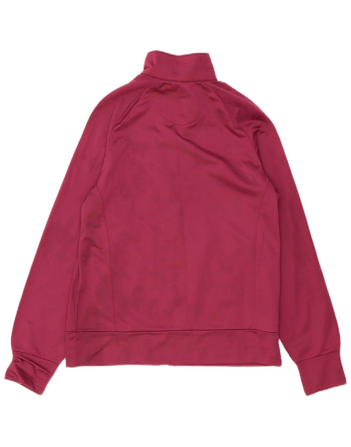 LOTTO Veste de survêtement pour femme UK 16 Large Bordeaux Polyester
