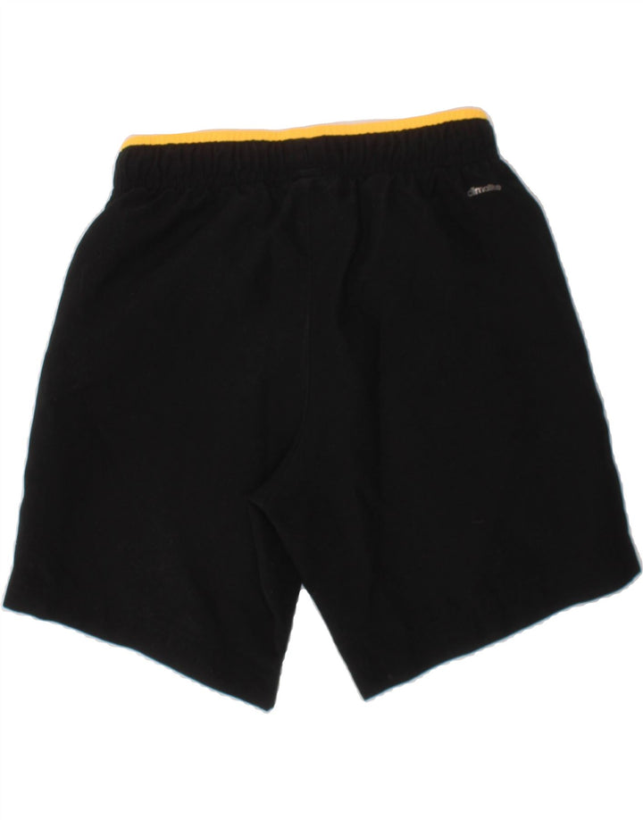ADIDAS Boys Climalite Sport Shorts 7-8 Years  Black Polyester Vintage Adidas and Second-Hand Adidas from Messina Hembry 