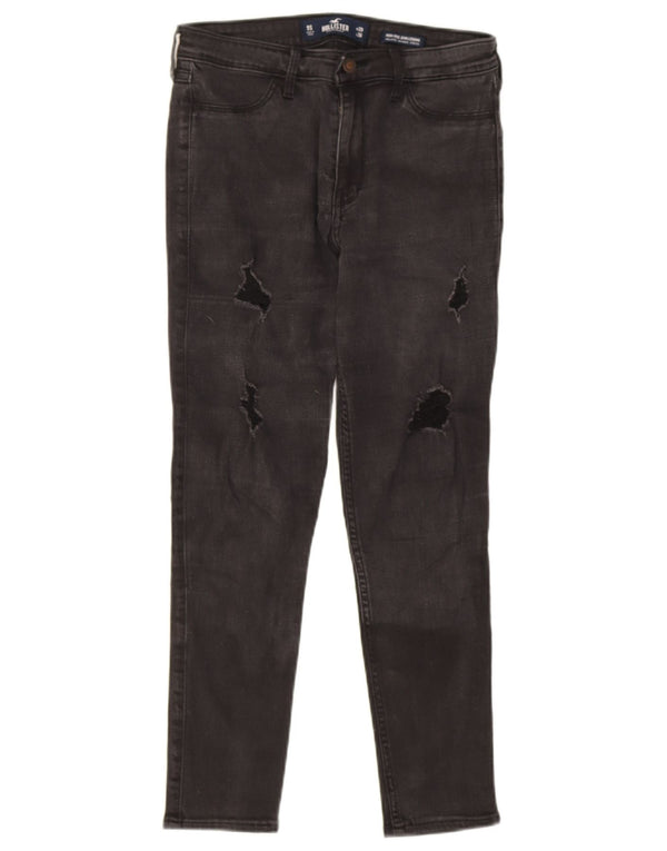 Hollister Jean skinny taille haute pour femme US 9 Medium W29 L26 Noir