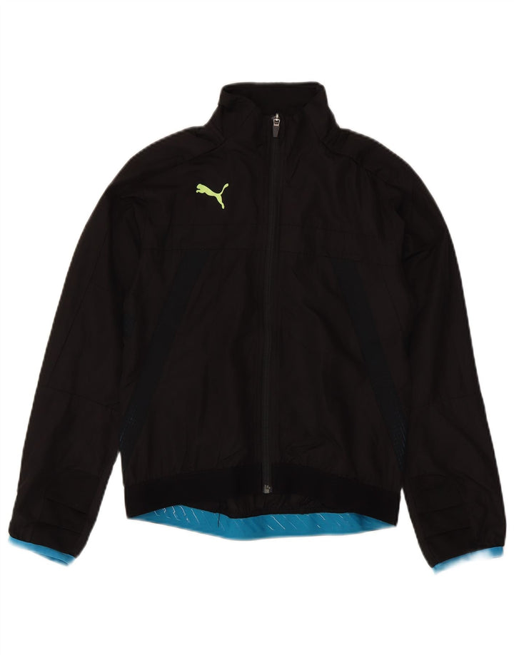 PUMA Veste de Survêtement Garçon 11-12 ans Noir Polyester