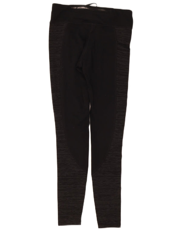 Pantalon de survêtement Nike Dri Fit pour femme UK 6 XS Noir Colorblock Polyester