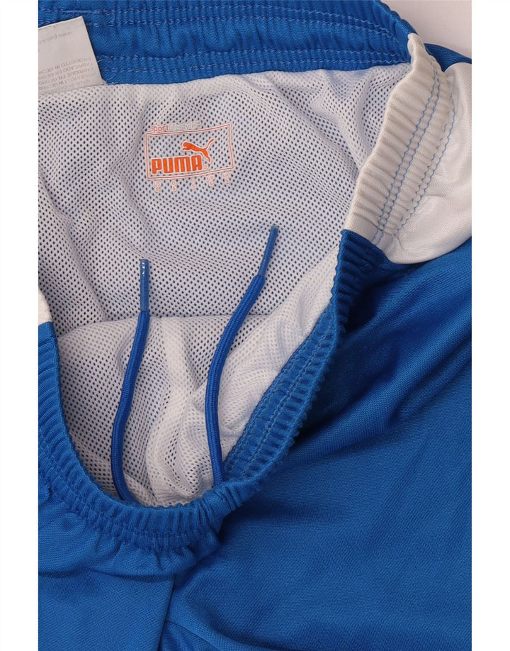 Puma Short de Sport Small Homme Bleu Colorblock