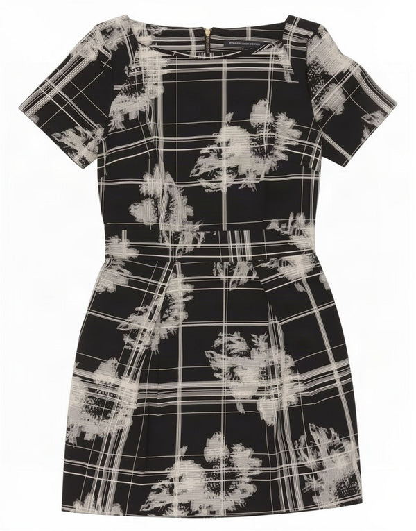 Robe fourreau pour femme French Connection UK 6 XS Coton floral noir