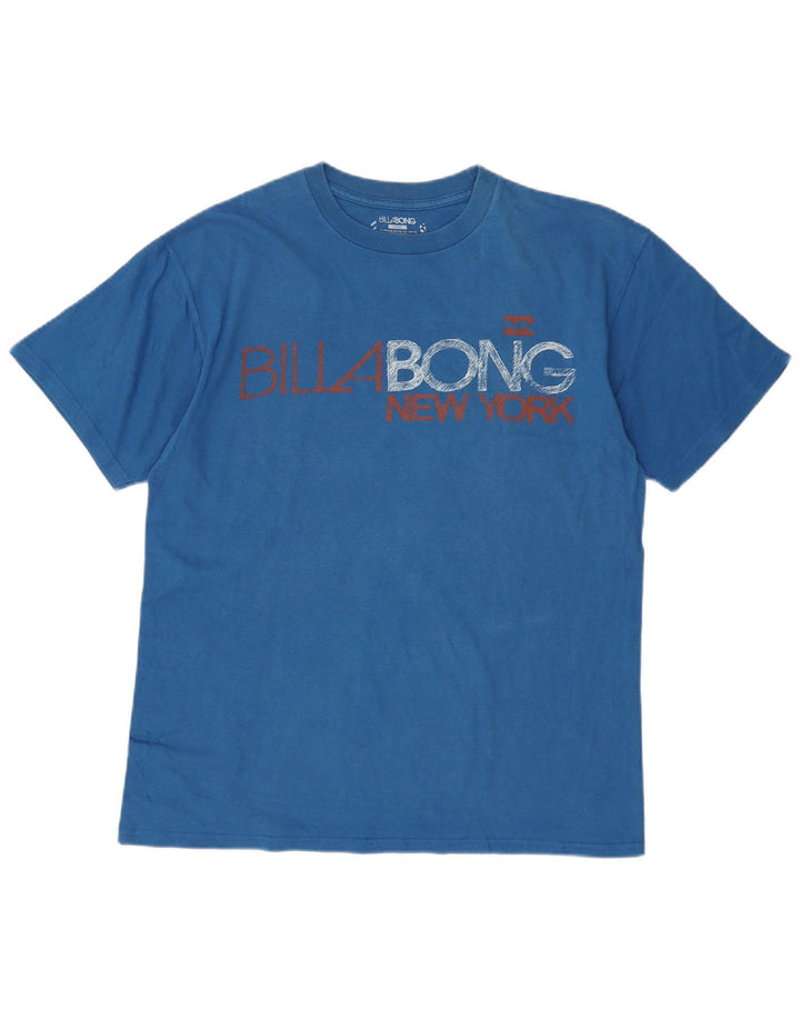BILLABONG T-Shirt Graphique Homme Grand Bleu Coton