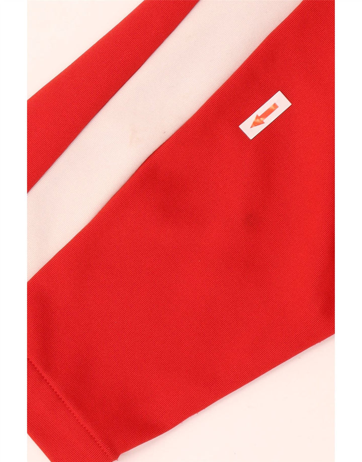 Puma Veste de survêtement rétro pour femme UK 14 Rouge moyen Colourblock