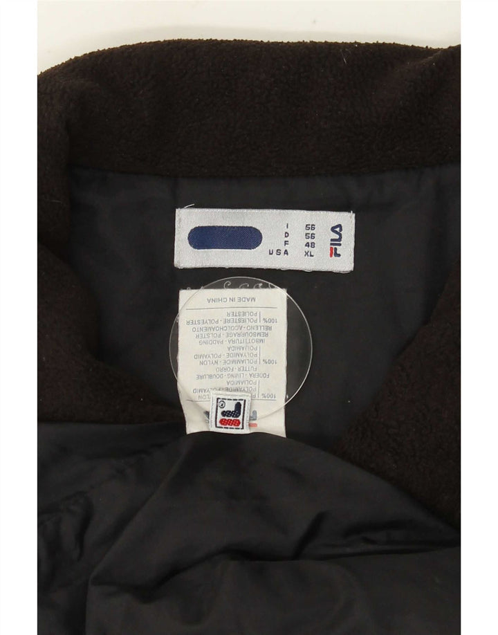Fila Veste matelassée homme IT 56 3XL Noir Polyamide