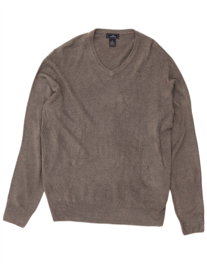 Dockers Pull Col V Homme Grand Gris Acrylique