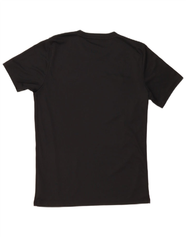 NIKE Hommes Dri Fit T-Shirt Haut Noir Moyen Polyester