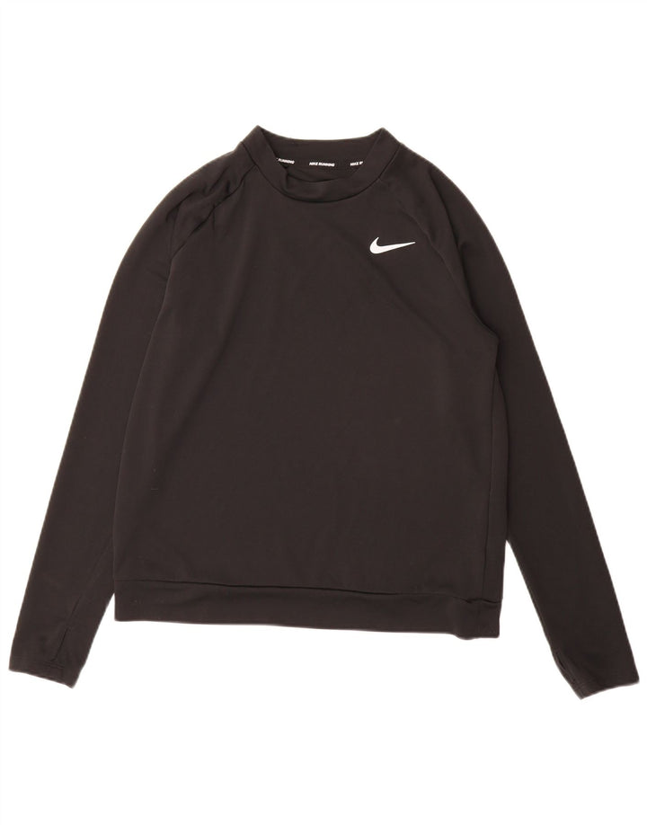 Nike Haut Dri Fit à manches longues pour homme Taille S Noir Polyester