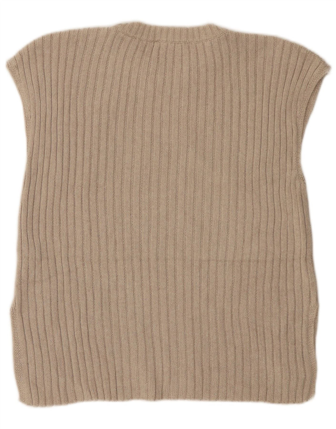 Zara Femme Débardeur UK 16 Large Beige Polyester
