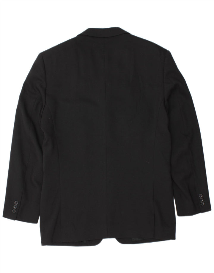 Versace Veste Blazer 3 Boutons Homme IT 48 Laine Noir Moyen