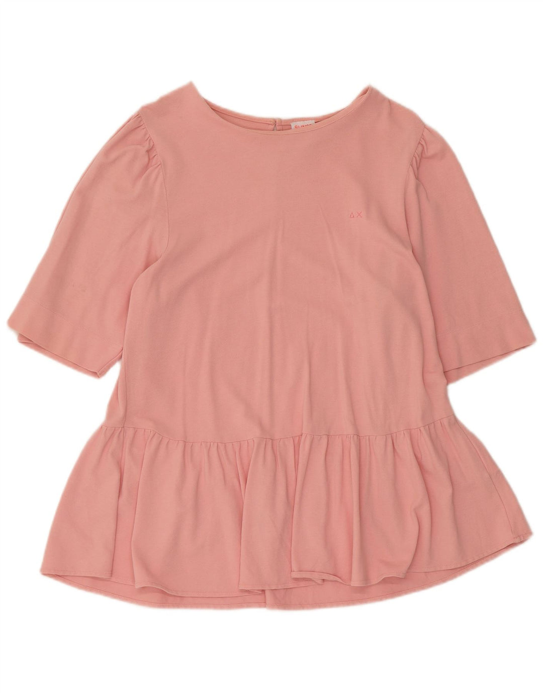 Sun68 Chemisier Femme UK 44 Large Rose Coton