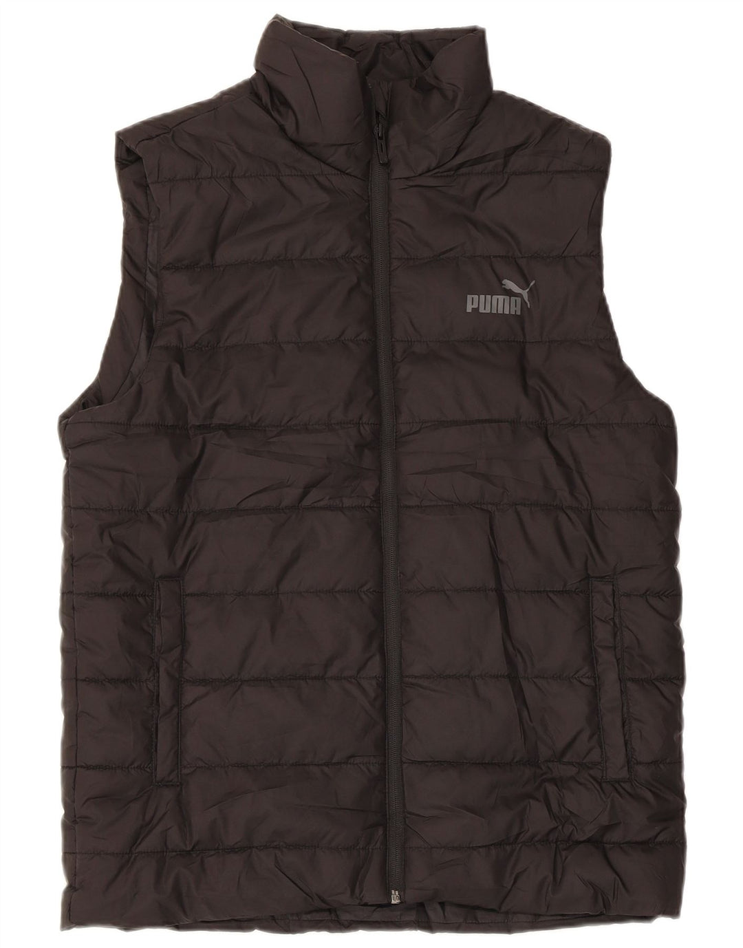 Puma Gilet rembourré pour homme UK 36 Small Noir Polyester