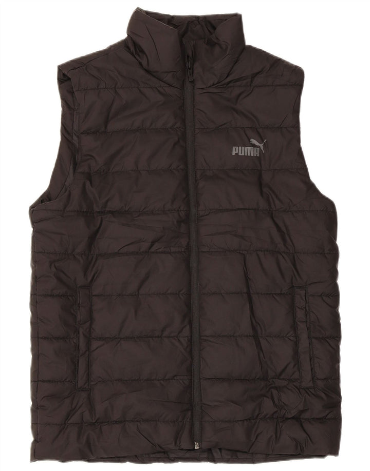 Puma Gilet rembourré pour homme UK 36 Small Noir Polyester