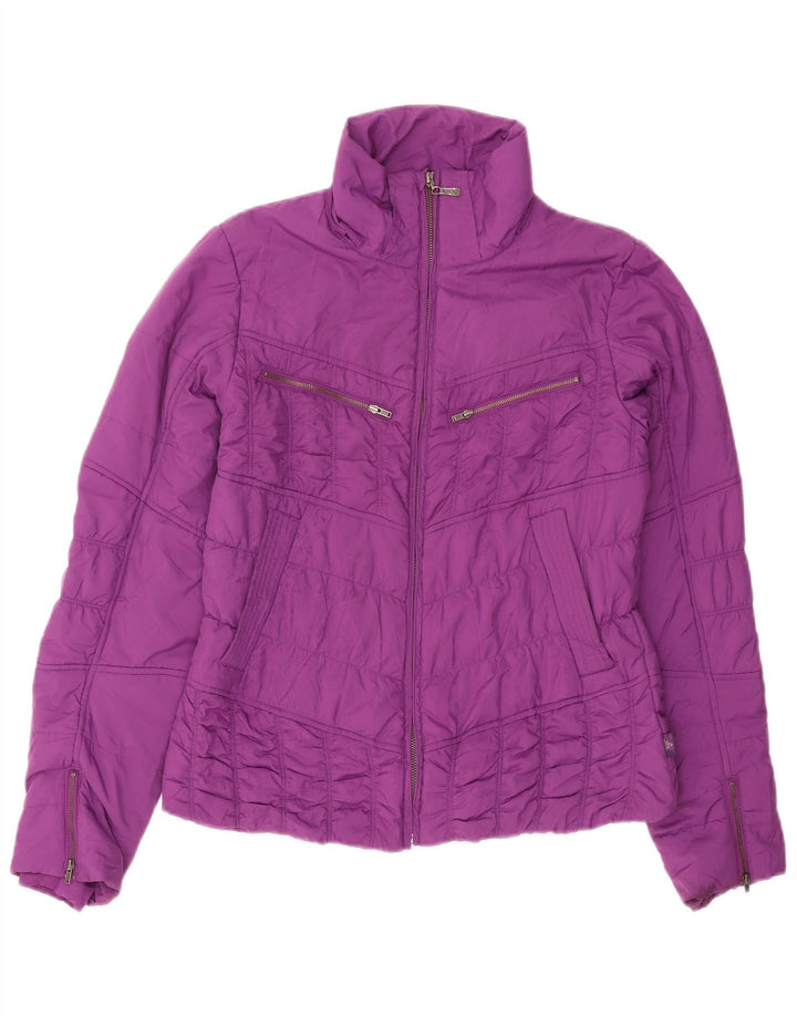 Prana Veste matelassée pour femme UK 16 Large Violet Polyester