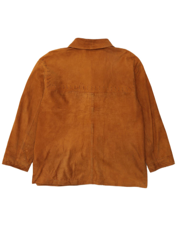 Conbipel Veste Oversize En Daim Femme IT 46 Large Marron