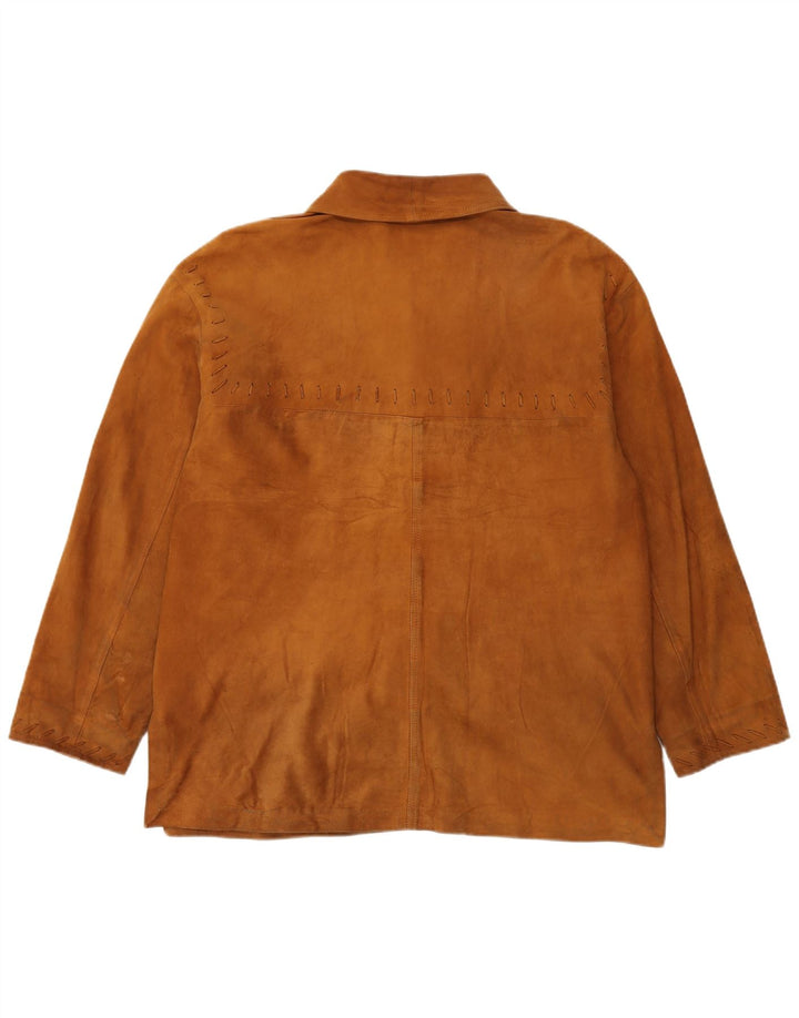 Conbipel Veste Oversize En Daim Femme IT 46 Large Marron