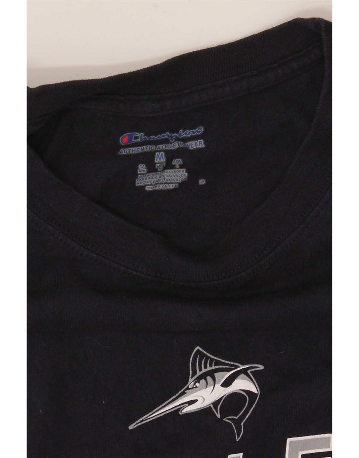 Champion T-Shirt Graphique Homme Bleu Marine Moyen