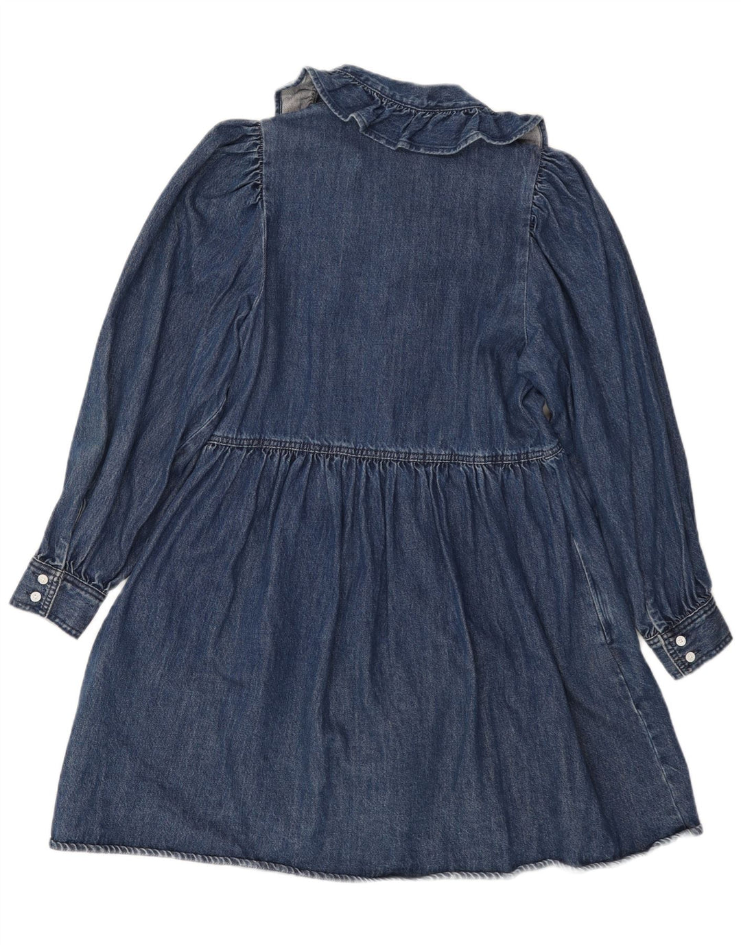 LEVI'S Robe en jean à manches longues pour femme UK 10 Petit Bleu Coton