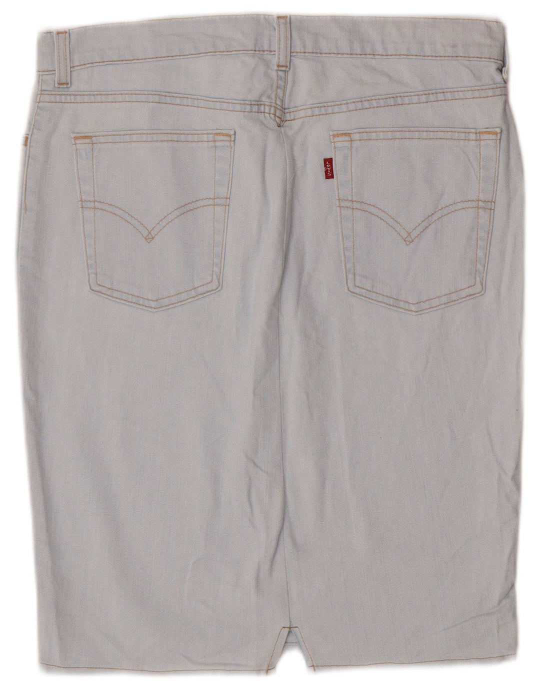 Levi's Jupe en Jean Femme W32 Large Bleu Coton