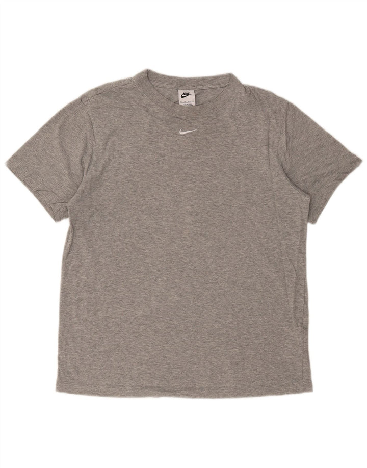 Nike Mens T-Shirt Top XS Gris Moucheté Coton