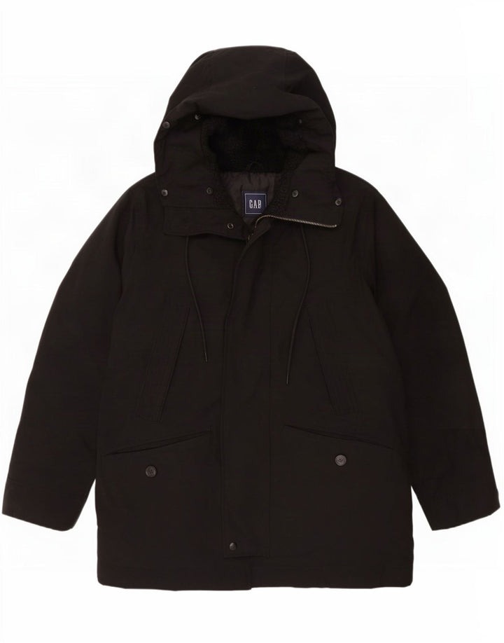 Gap Veste matelassée à capuche pour homme UK 38 Medium Noir Polyester