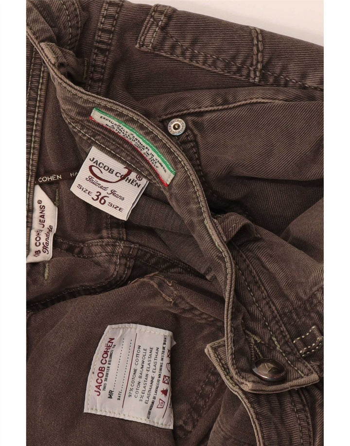 Jacob Cohen Jean Slim Homme W36 L30 Gris Coton