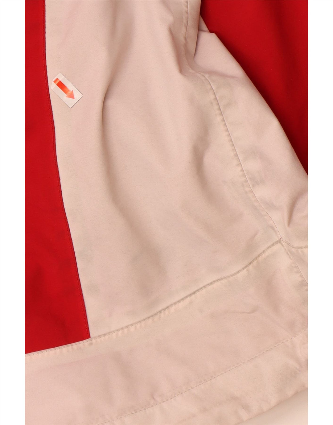 HELLY HANSEN Veste de pluie à capuche pour femme UK 18 XL Rouge Colorblock Polyester