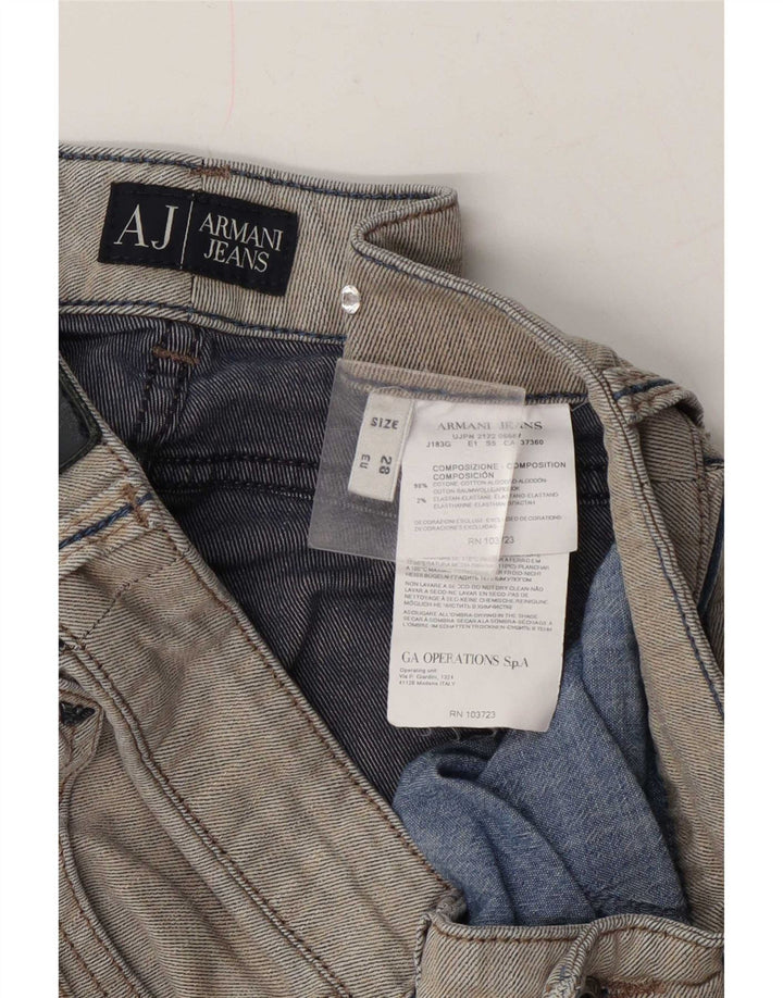 Armani Femme Jean Slim W28 L29 Gris Coton