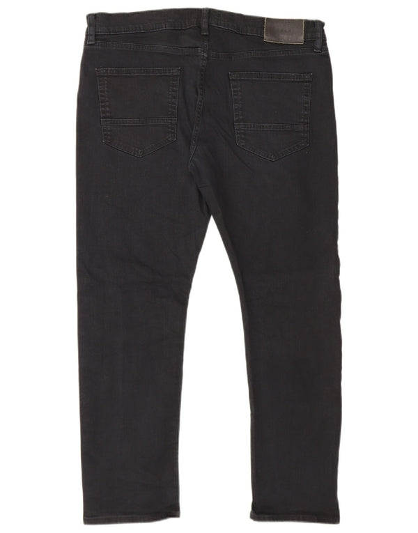 Marks & Spencer Jean Slim Homme W36 L29 Coton Noir
