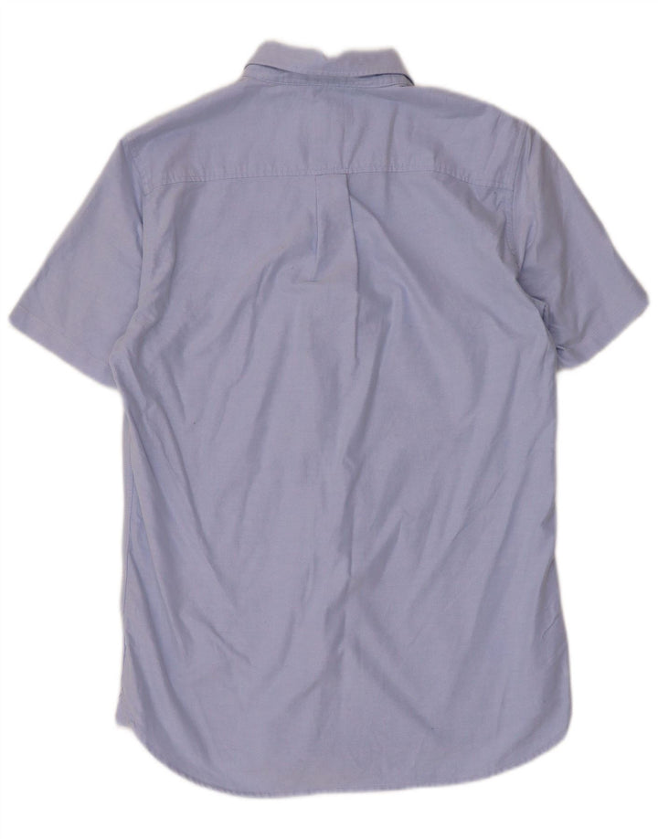 Superdry Chemise à manches courtes Regular Fit pour homme en coton bleu petit