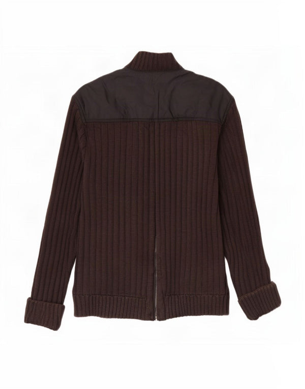 Calvin Klein Jeans Cardigan pour femme UK 14 Marron moyen