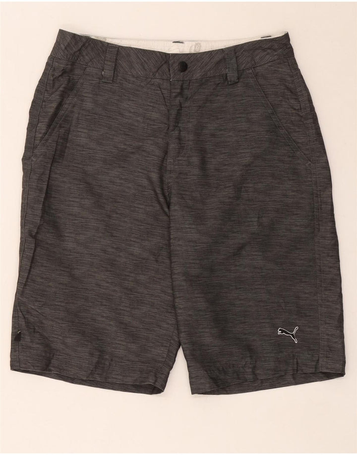 Puma Short Cargo Homme W28 Petit Gris Moucheté Coton