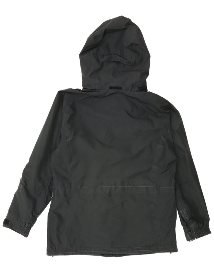 Berghaus Veste de pluie surdimensionnée à capuche pour femme UK 10 Small Noir Polyester