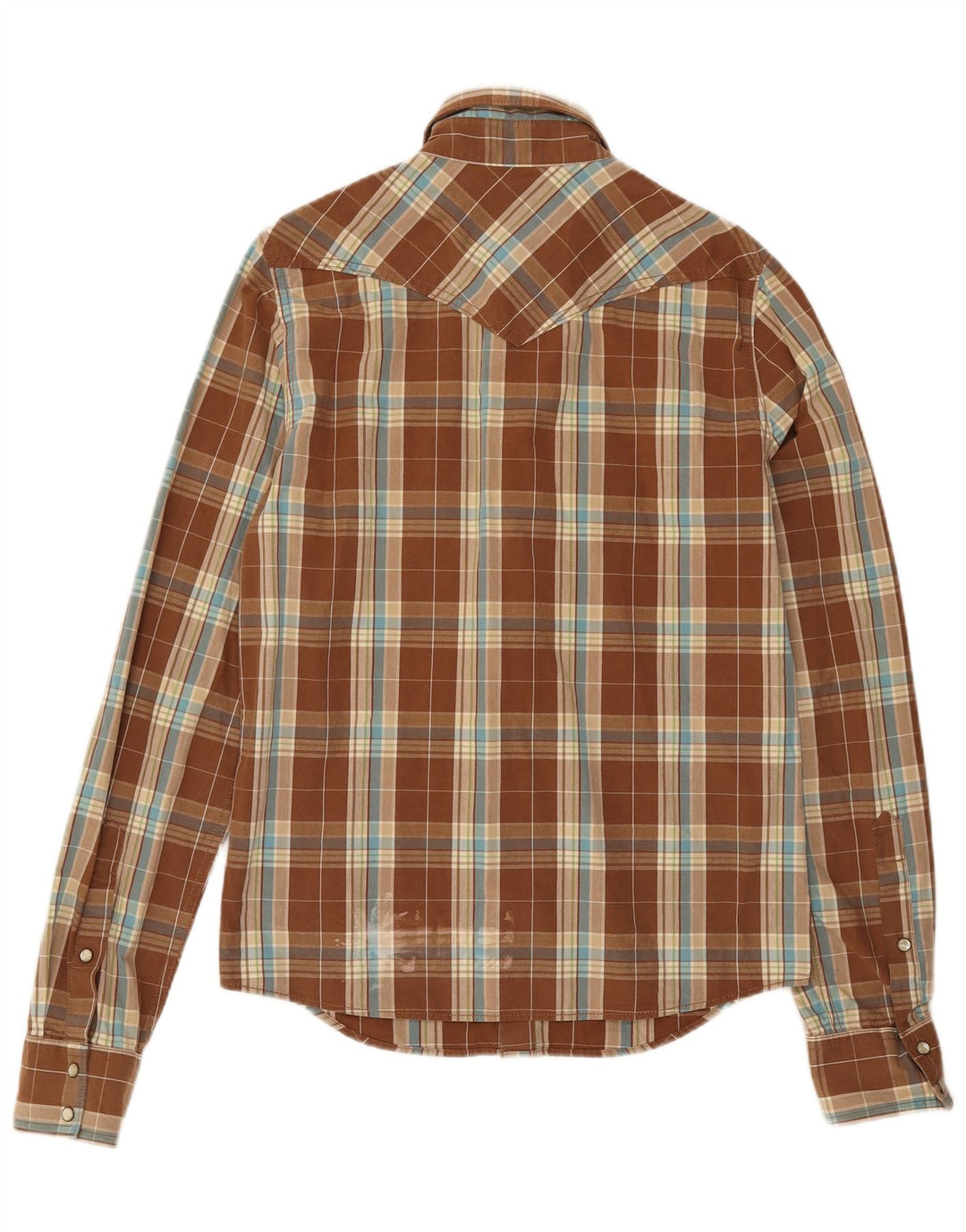 Hollister Chemise Homme Marron Moyen Check Cotton