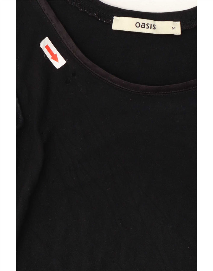 Oasis Débardeur sans manches pour femme UK 42 Viscose noir moyen