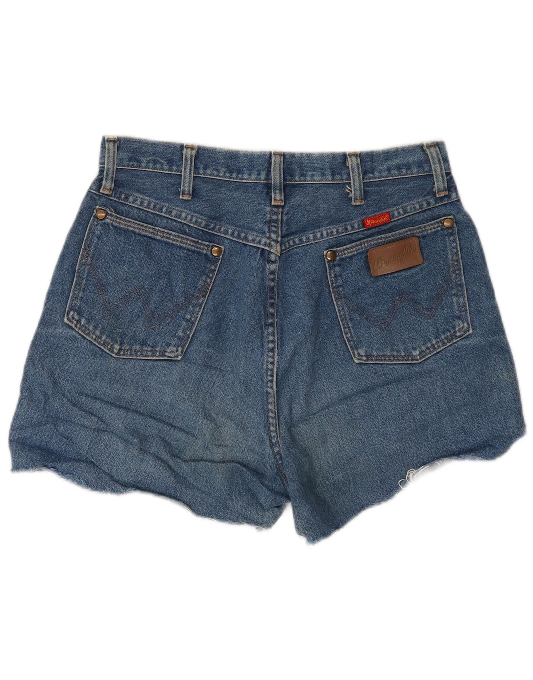 Wrangler Short en Jean Femme W30 Coton Bleu Moyen