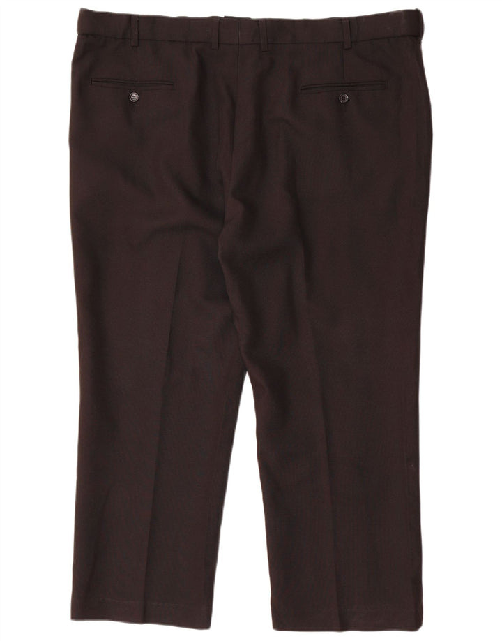 Farah Pantalon Chino Droit Homme W42 L26 Noir Polyester