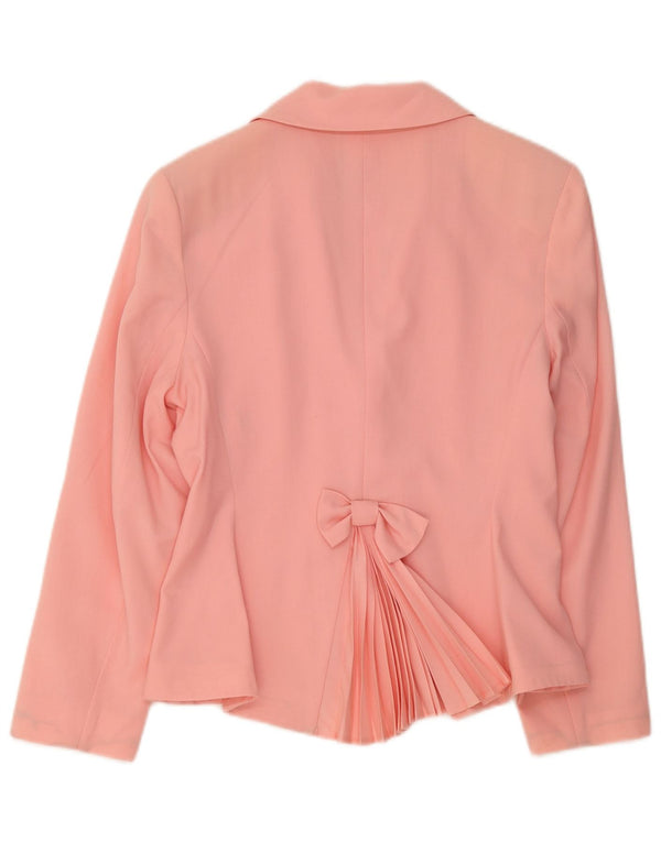 Laura Biagiotti Veste Blazer Croisée Fille 13-14 Ans Laine Rose